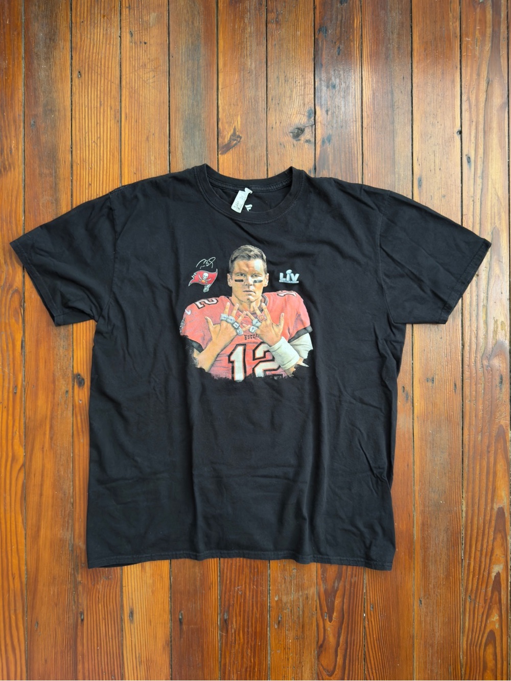 Fanatics Tom Brady 7 Rings Tampa Bay Buccaneers Super Bowl tee